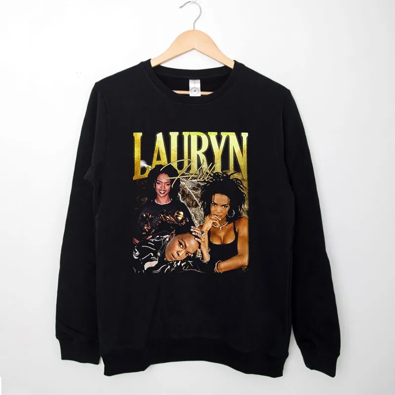 Black Sweatshirt Retro Vintage Lauryn Hill Hoodie