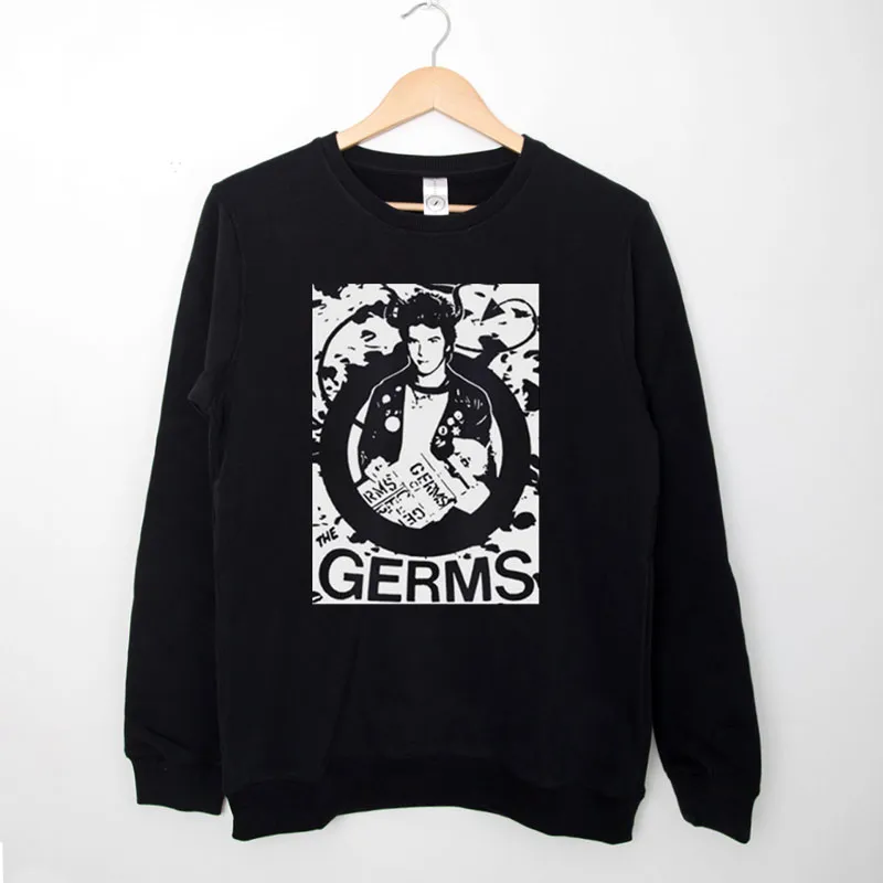 Black Sweatshirt Richie Dagger's Crime The Germs Shirt