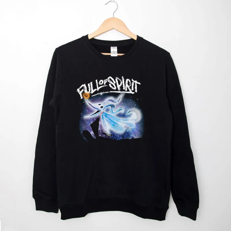 Black Sweatshirt The Nightmare Before Christmas Retro Zero Full Of Spirit Shirt