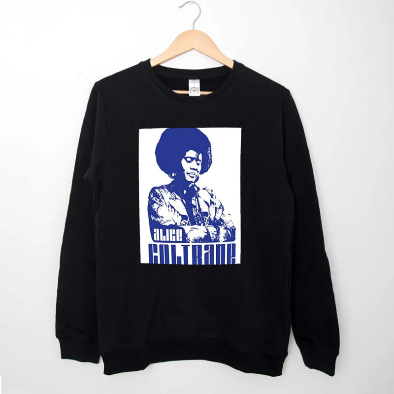 Black Sweatshirt Vintage Inspired Alice Coltrane Shirt