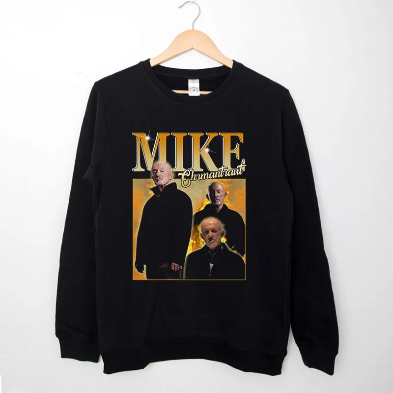 Black Sweatshirt Vintage Inspired Mike Ehrmantraut T Shirt
