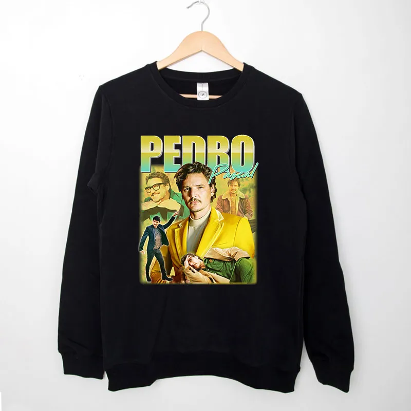 Black Sweatshirt Vintage Inspired Pedro Pascal Shirt