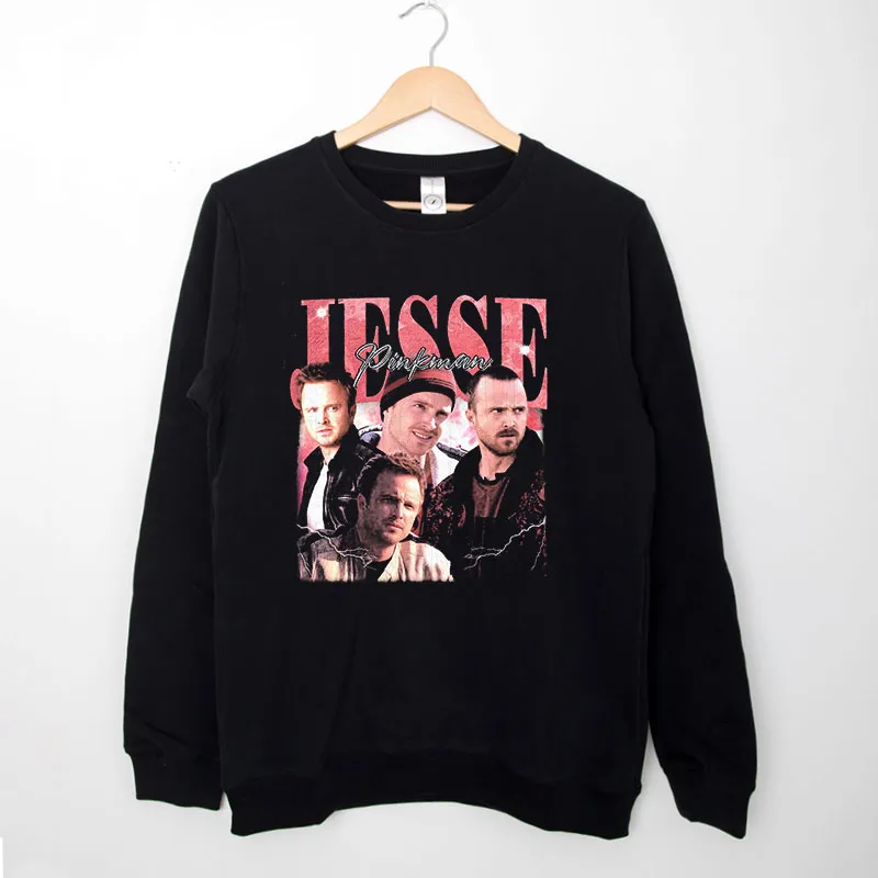Black Sweatshirt Vintage Jesse Pinkman Breaking Bad Shirt
