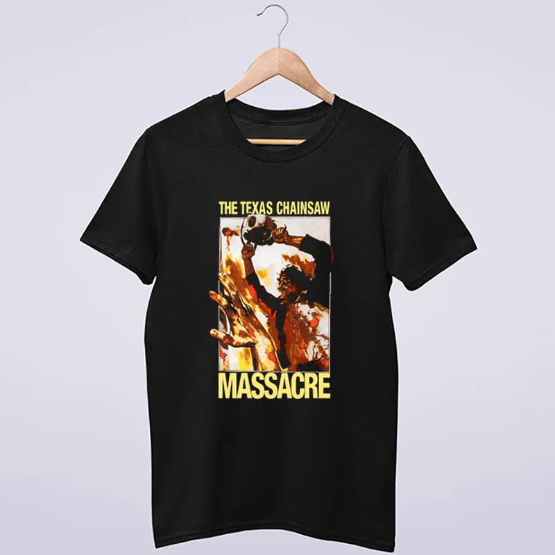 Black T Shirt 90s Vintage Texas Chainsaw Massacre Hoodie