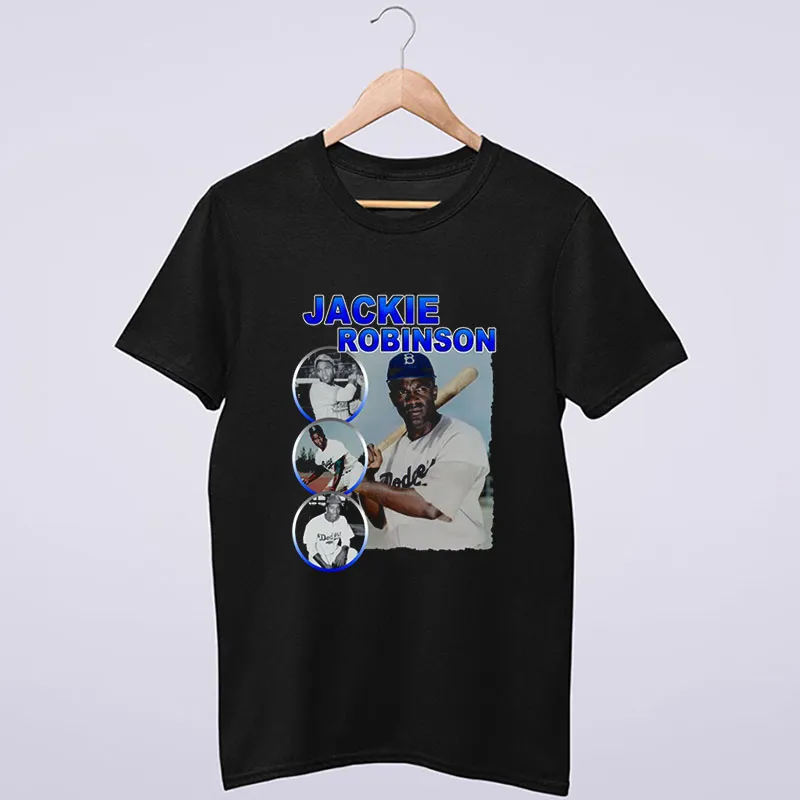 Black T Shirt Baseball Dodgers Jackie Robinson Sweatshirt