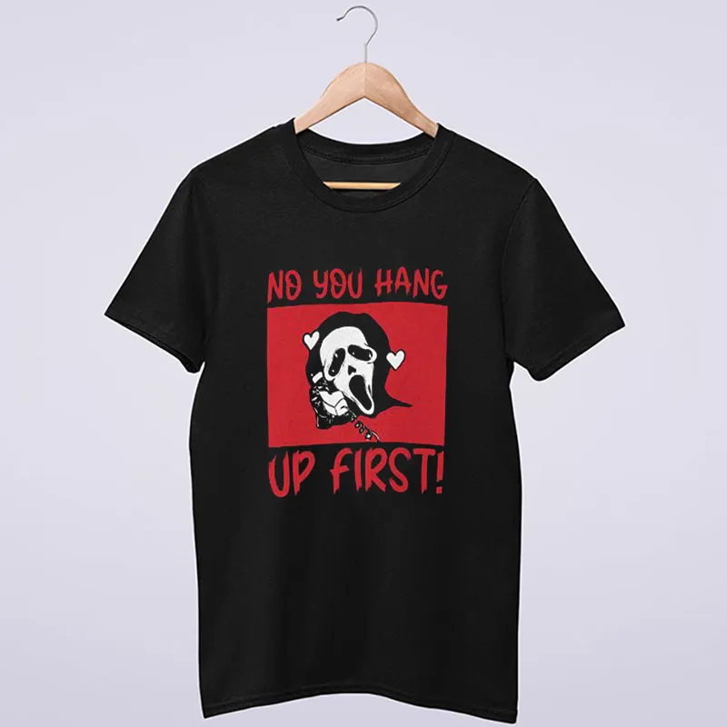 Black T Shirt Ghostface Say No You Hang Up Scream Sweatshirt