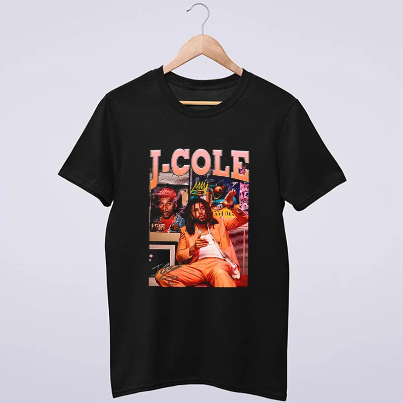 Black T Shirt Retro Rapper Cole World J Cole Sweatshirt