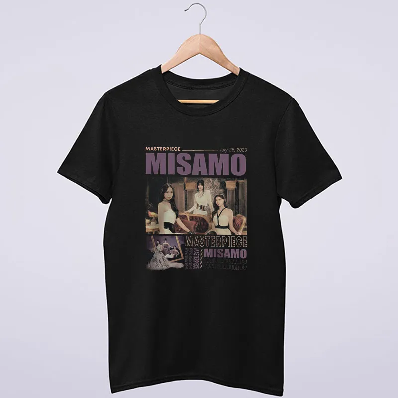 Black T Shirt Twice Mini Album Misamo Kpop Merch Sweatshirt