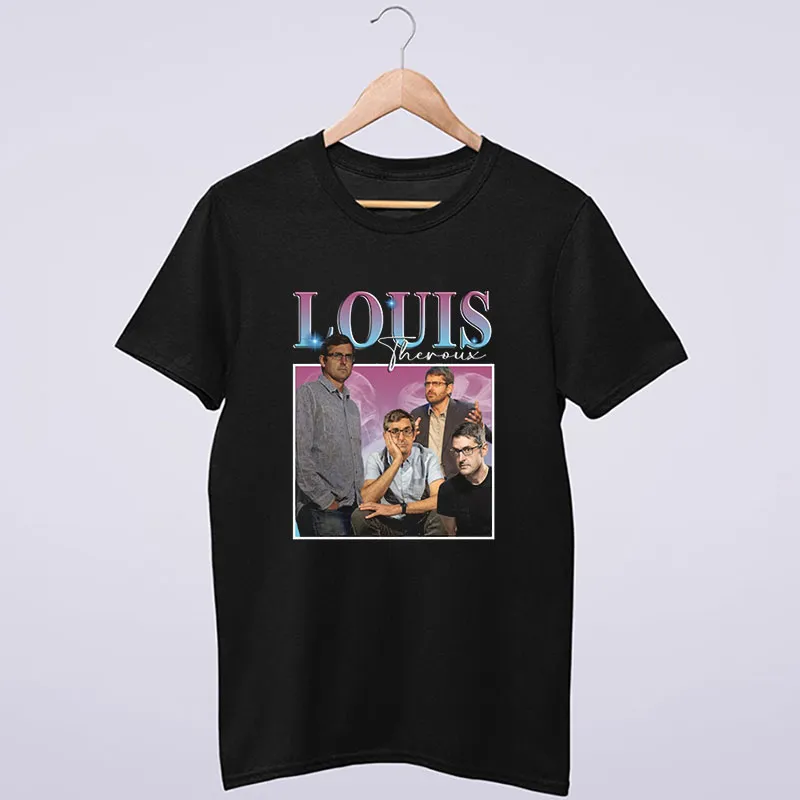 Black T Shirt Vintage Inspired Louis Theroux Shirt