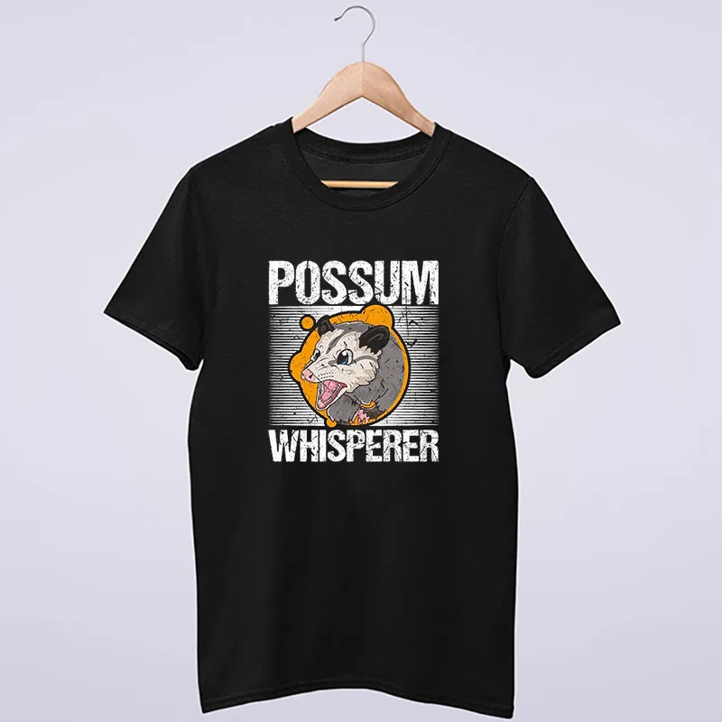 Black T Shirt Whisperer Opossum Animal Lover Possum Hoodie