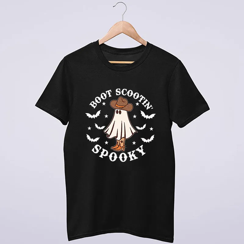 Cowboy Ghost Boot Scootin Spooky Shirt