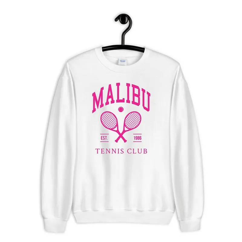 Funny Tennis Club Malibu Sweatshirt