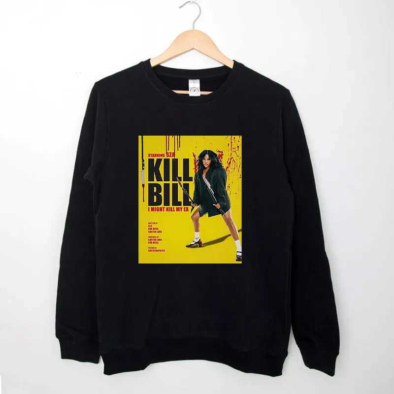 Funny Yellow Kill Bill Sza Sweatshirt