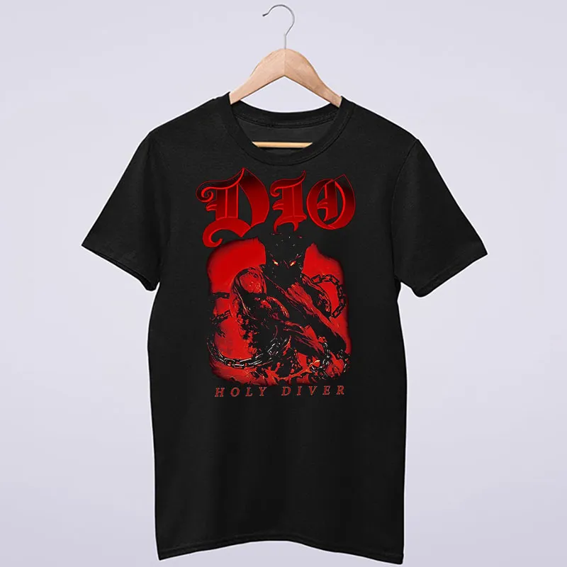 Retro American Heavy Metal Band Dio Holy Diver Shirt