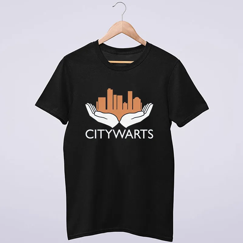 Retro Vintage City Warts T Shirt