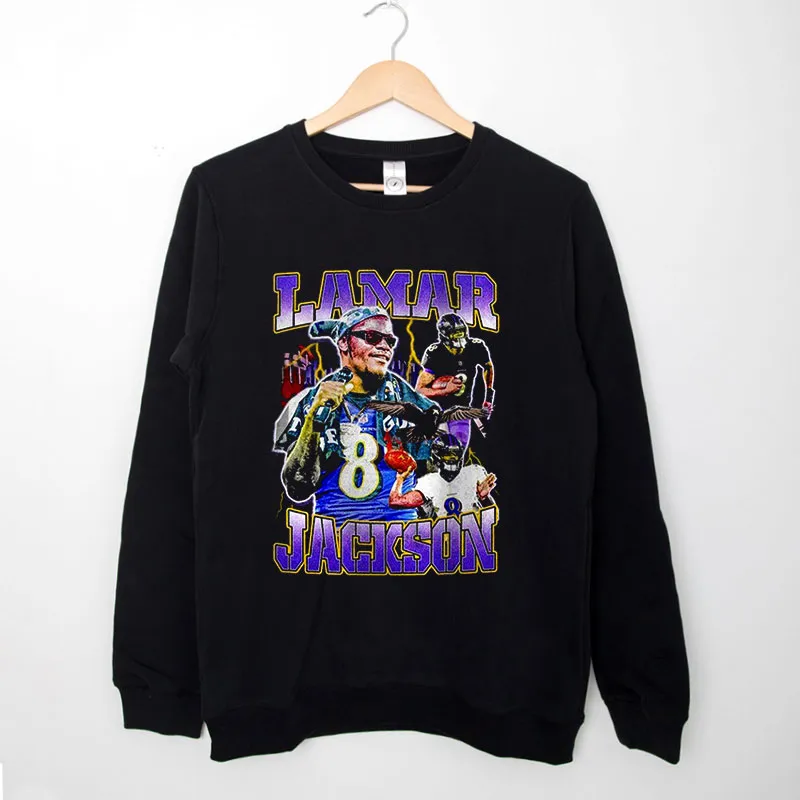 Retro Vintage Lamar Jackson Sweatshirt
