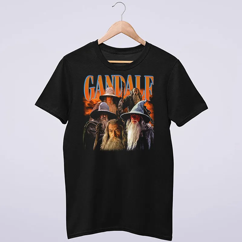 Retro Vintage The Hobbit Gandalf T Shirt