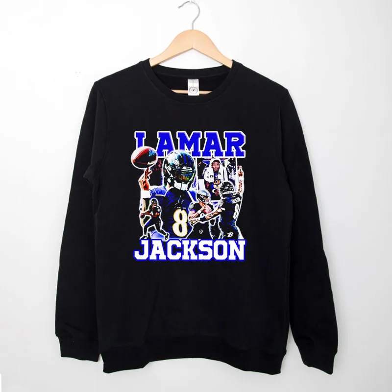 Vintage Baltimore Ravens Lamar Jackson Sweatshirt