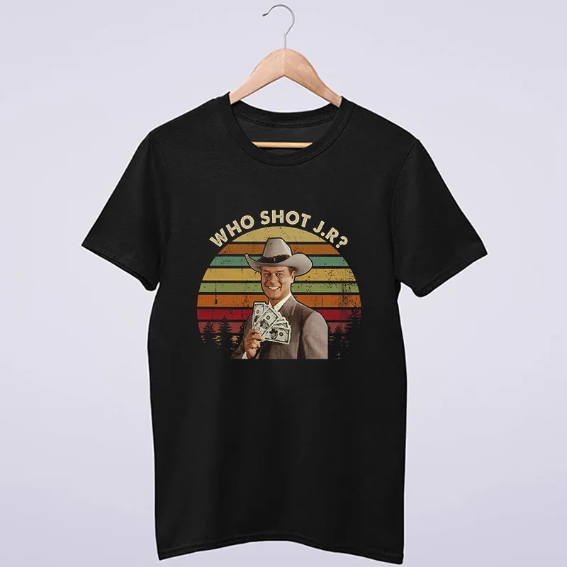 Vintage Dallas Who Shot Jr T Shirt