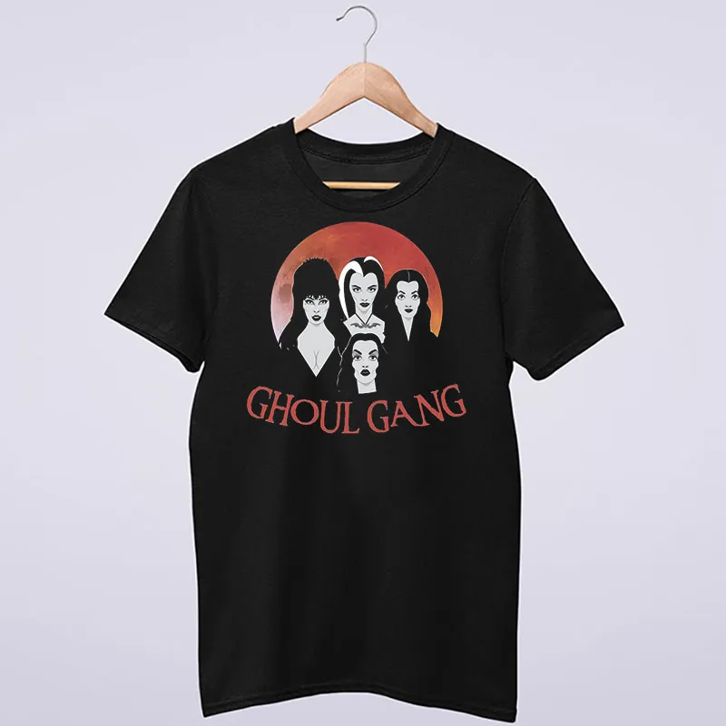 Vintage Halloween Moon Ghoul Gang Shirt