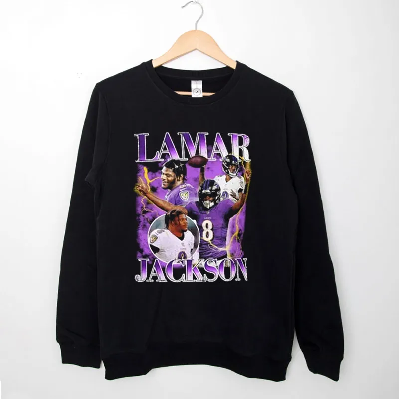 Vintage Inspired Lamar Jackson Sweatshirt