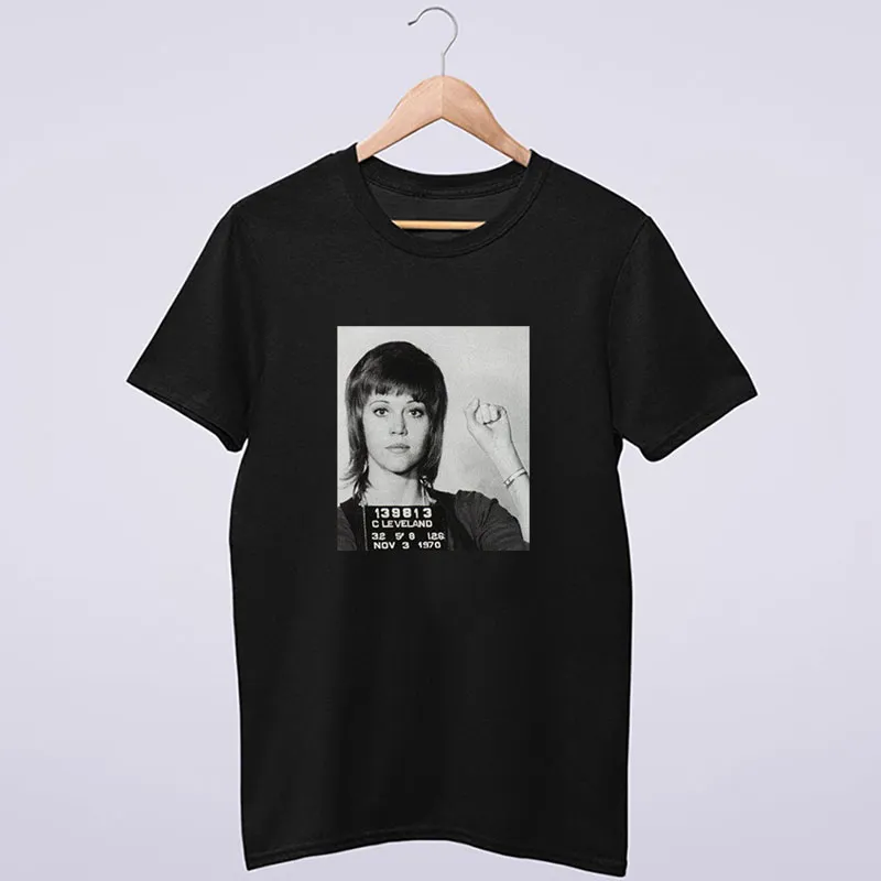 Vintage Jane Fonda Mugshot Shirt