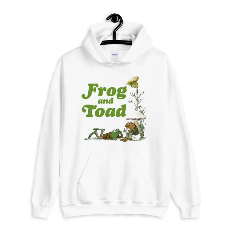 White Hoodie Psychedelic Skull Frog And Toad Sweatshirt