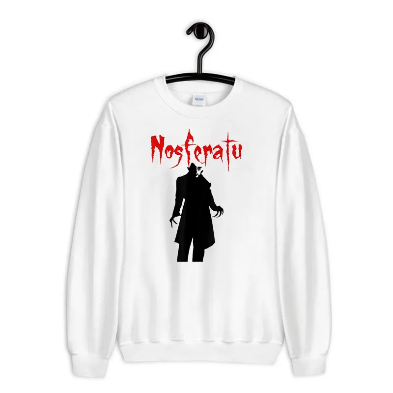 White Sweatshirt Halloween Horror Fear Nosferatu T Shirt