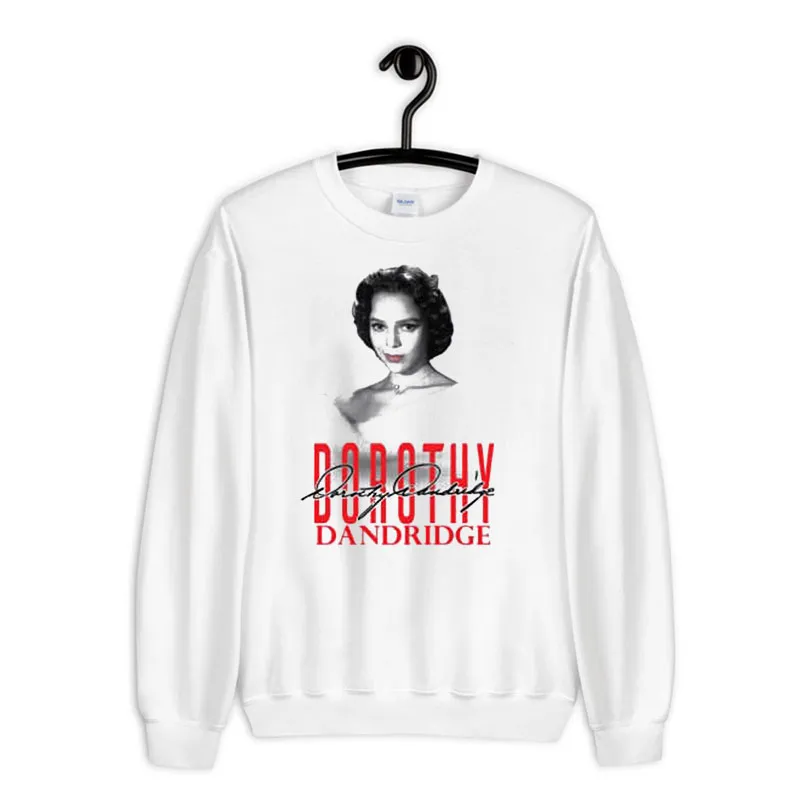 White Sweatshirt Vintage Inspired Dorothy Dandridge T Shirt
