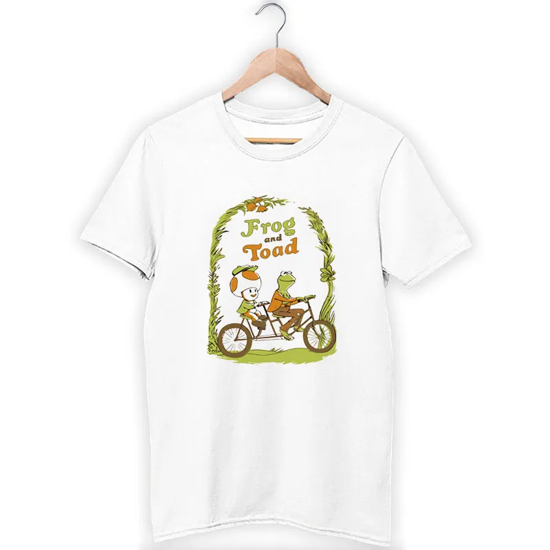 White T Shirt Funny Frog And Toad Sweatshirt