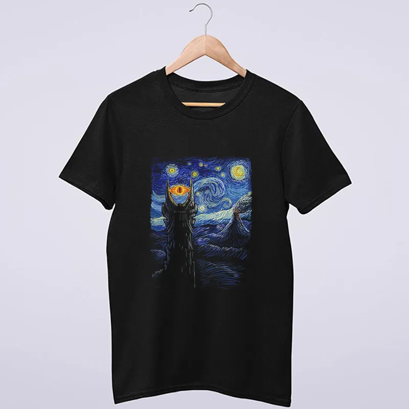 Mordor Starry Night The Lord Of The Rings Shirt