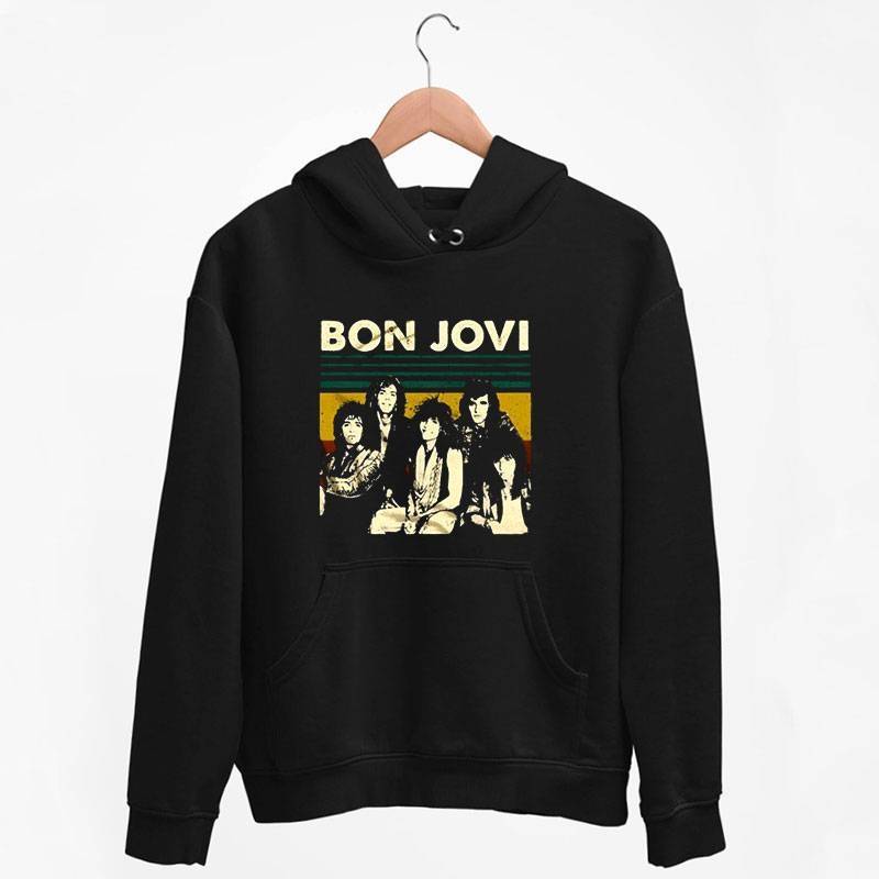Black Hoodie 1996 Vintage These Days Bon Jovi T Shirt