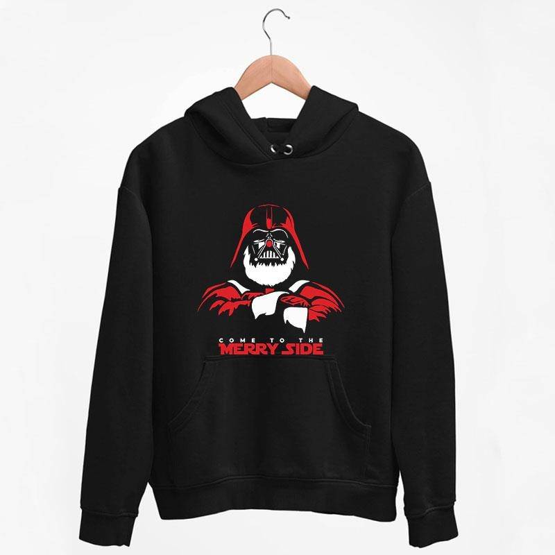 Black Hoodie Come To The Merry Side Star Wars Christmas Shirt