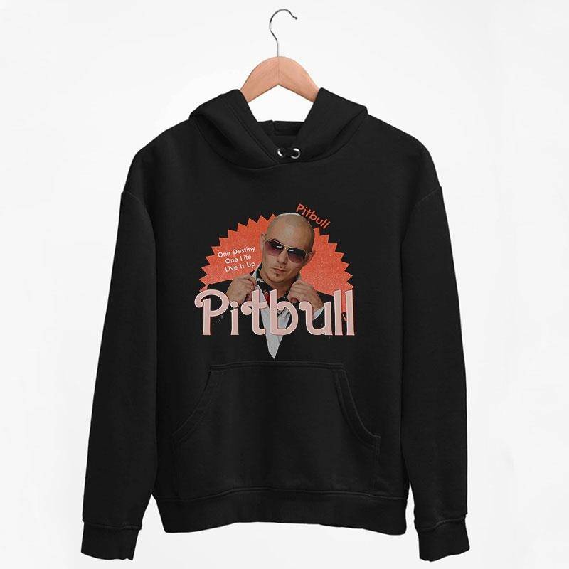 Black Hoodie One Destiny One Life Pitbull Rap Shirt