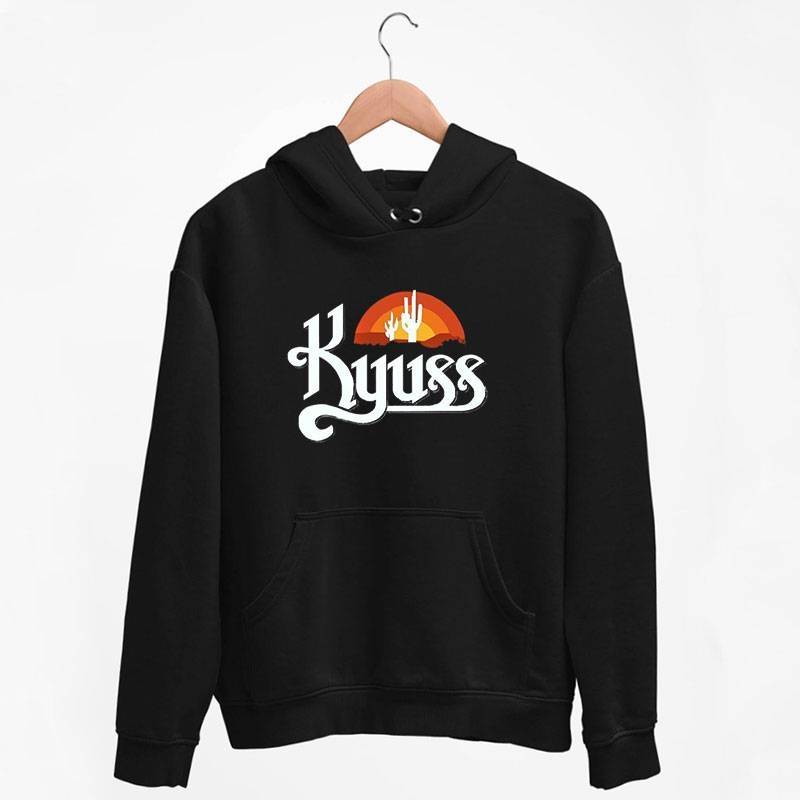 Black Hoodie Retro Vintage Kyuss Rock Band T Shirt