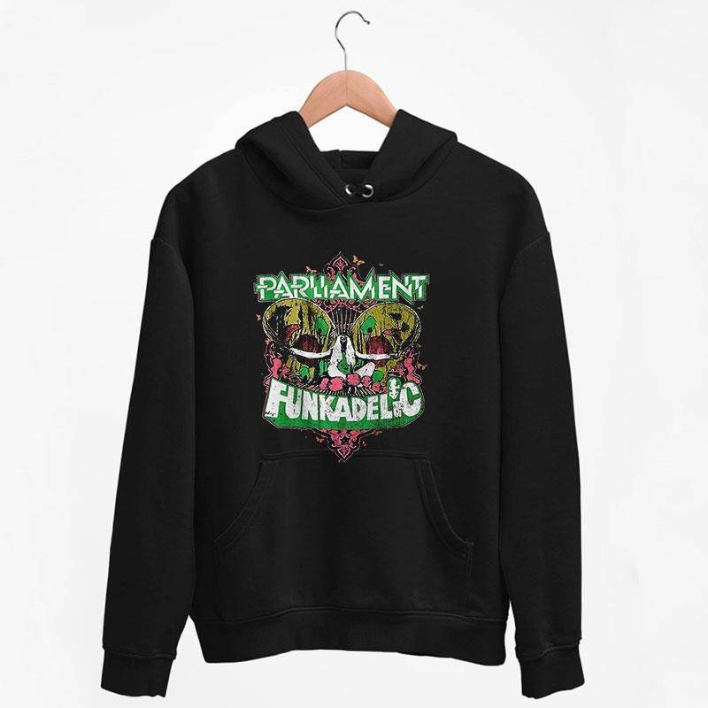 Black Hoodie Retro Vintage Parliament Funkadelic T Shirt