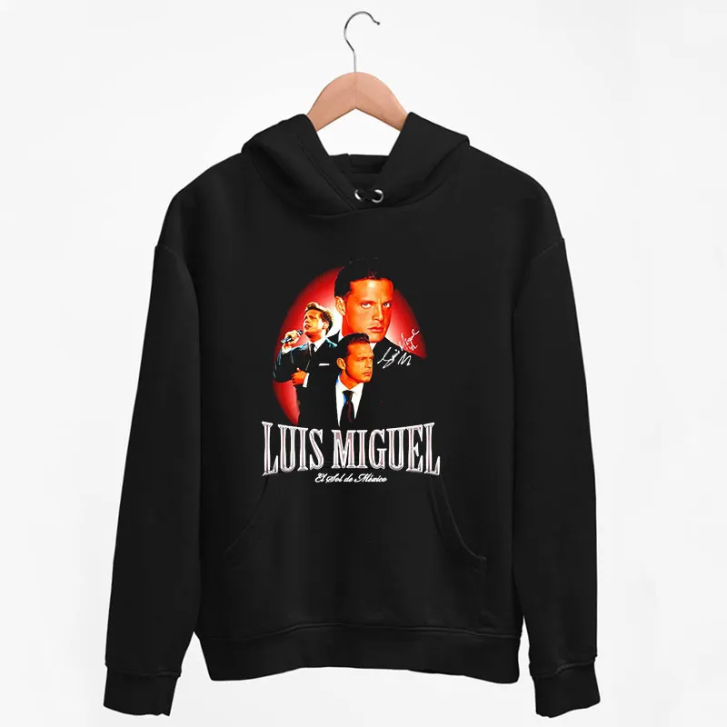 Black Hoodie Vintage Inspired Luis Miguel Merch T Shirt