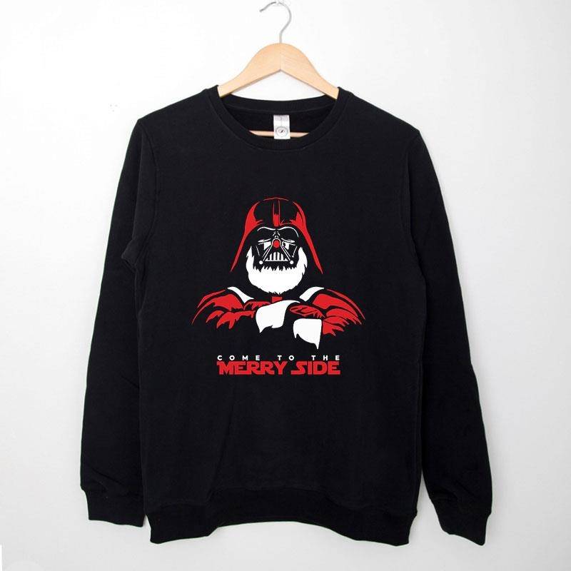 Black Sweatshirt Come To The Merry Side Star Wars Christmas Shirt
