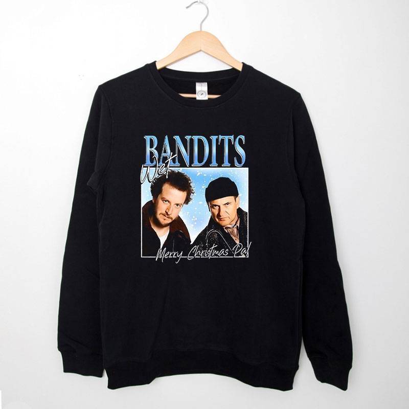 Black Sweatshirt Funny Wet Bandits Christmas T Shirt