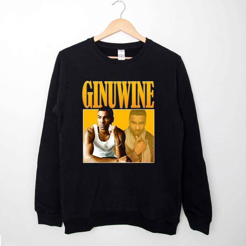 Black Sweatshirt Retro Vintage Ginuwine Rnb Hiphop Rap T Shirt