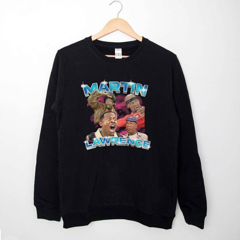 Black Sweatshirt Retro Vintage Martin Lawrence Shirt