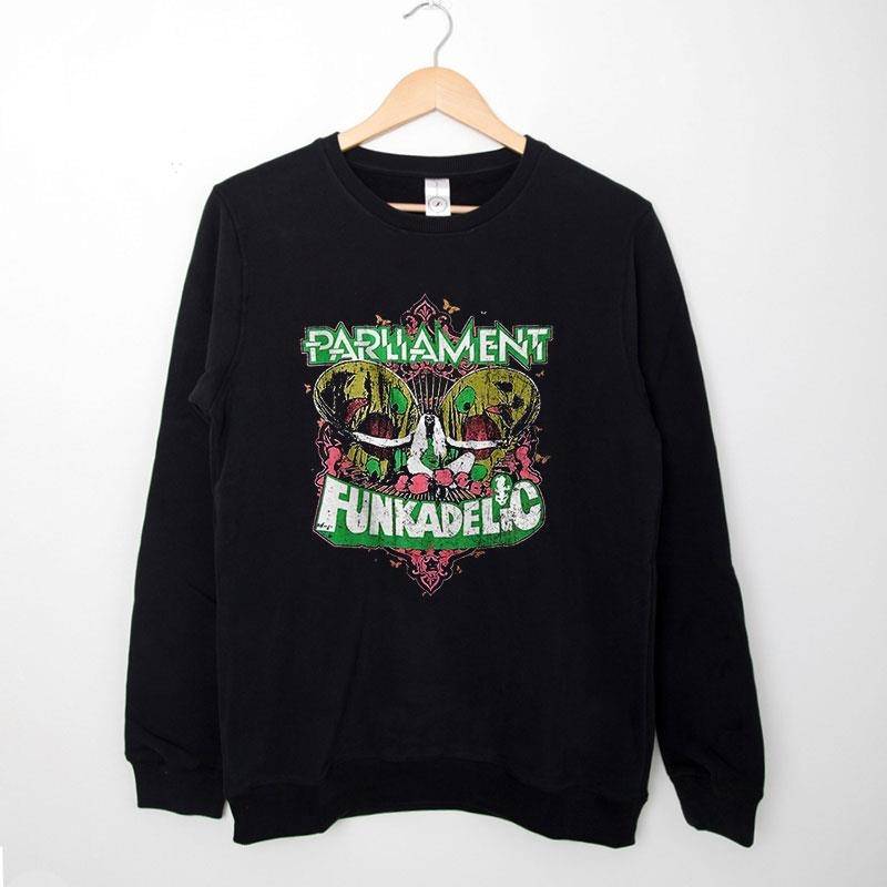 Black Sweatshirt Retro Vintage Parliament Funkadelic T Shirt