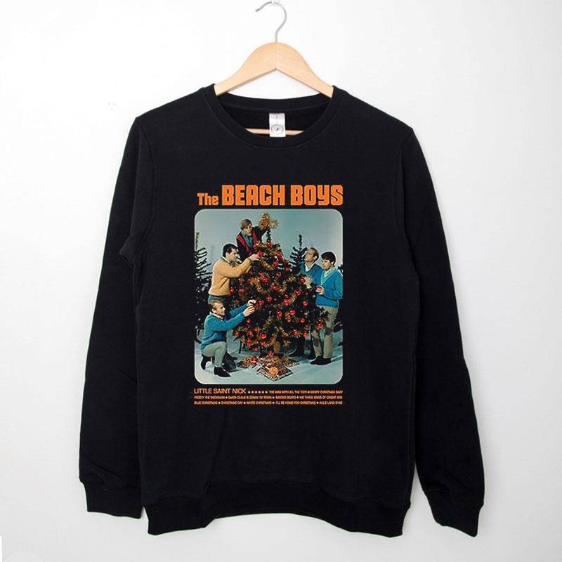 Black Sweatshirt The Beach Boys Christmas T Shirt