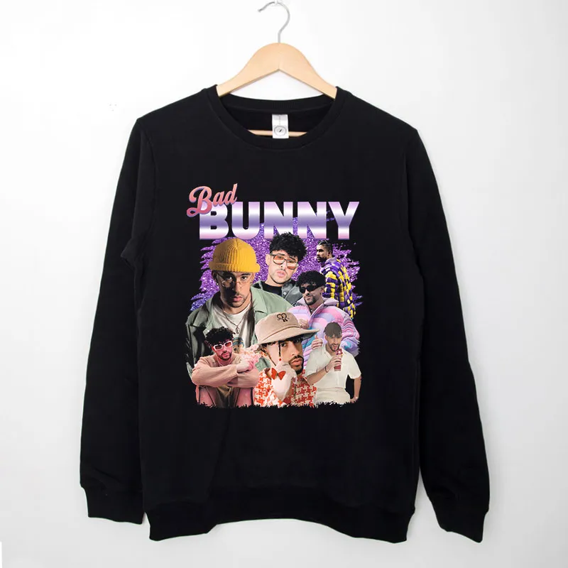 Black Sweatshirt Vintage Bad Bunny Benito Antonio Shirt