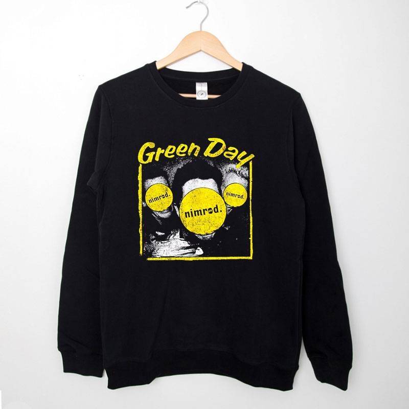 Black Sweatshirt Vintage Green Day Nimrod T Shirt