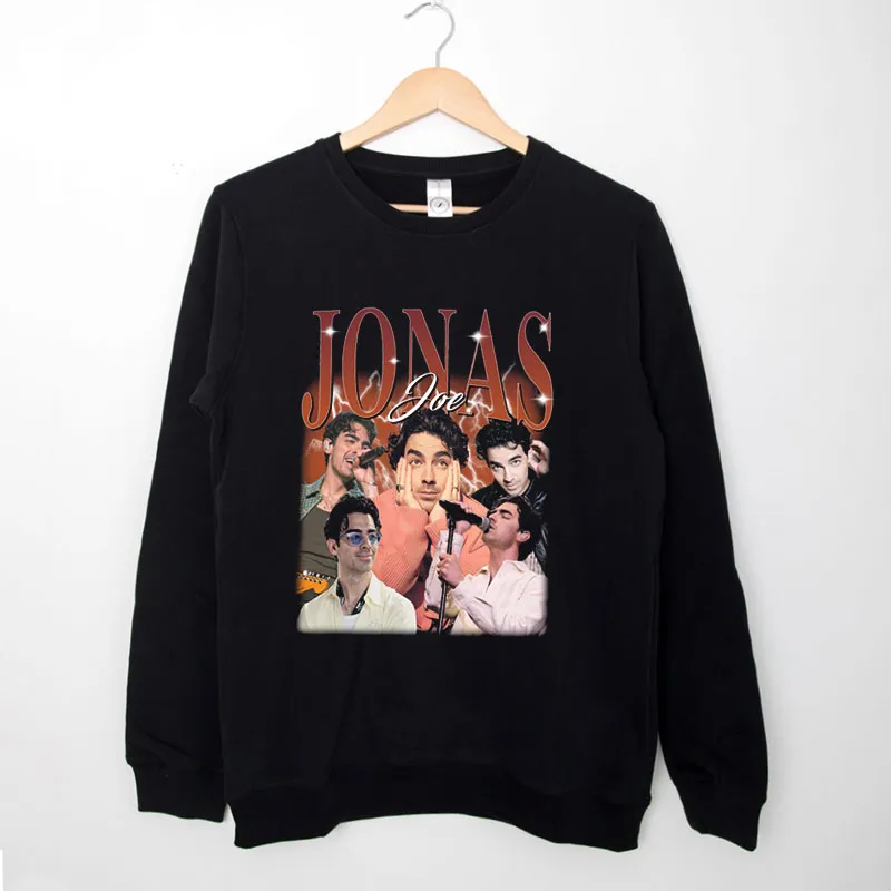 Black Sweatshirt Vintage Inspired Joe Jonas T Shirt