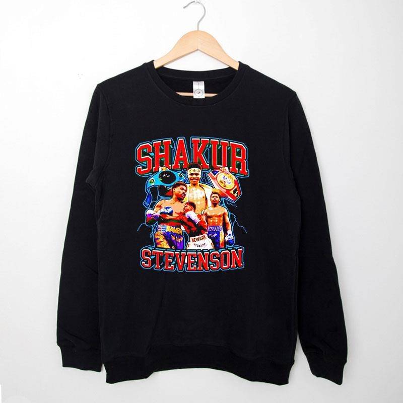 Black Sweatshirt Vintage Inspired Shakur Stevenson T Shirt