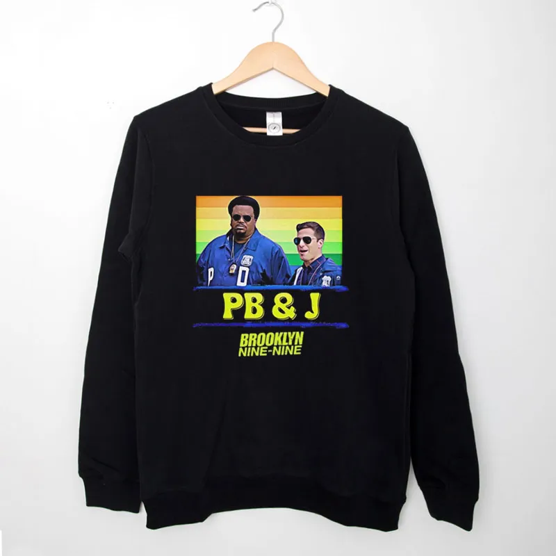 Black Sweatshirt Vintage Pb And J Brooklyn Nine Nine T Shirt