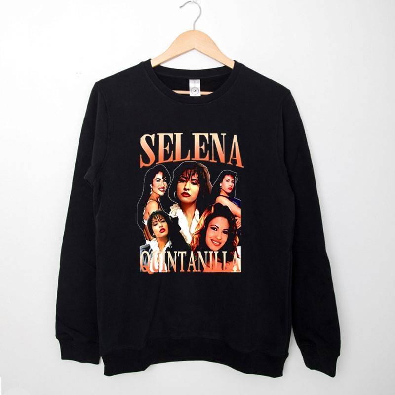 Black Sweatshirt Vintage Selena Quintanilla Como La Flor T Shirt