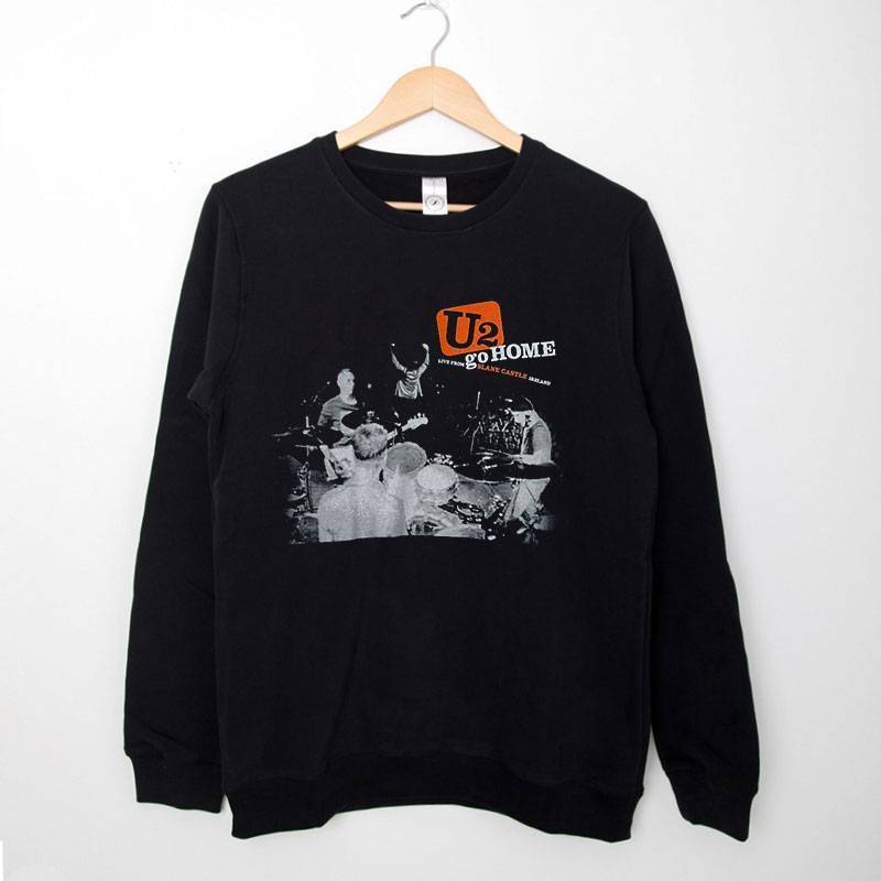 Black Sweatshirt Vintage U2 Go Home Irish Rock Band T Shirt